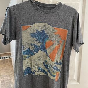 Earthbound T-shirt (the great wave of Kanagawa)